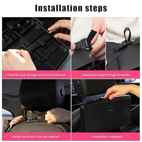 Car Travel Foldable Dining Food Tray Pack of 2