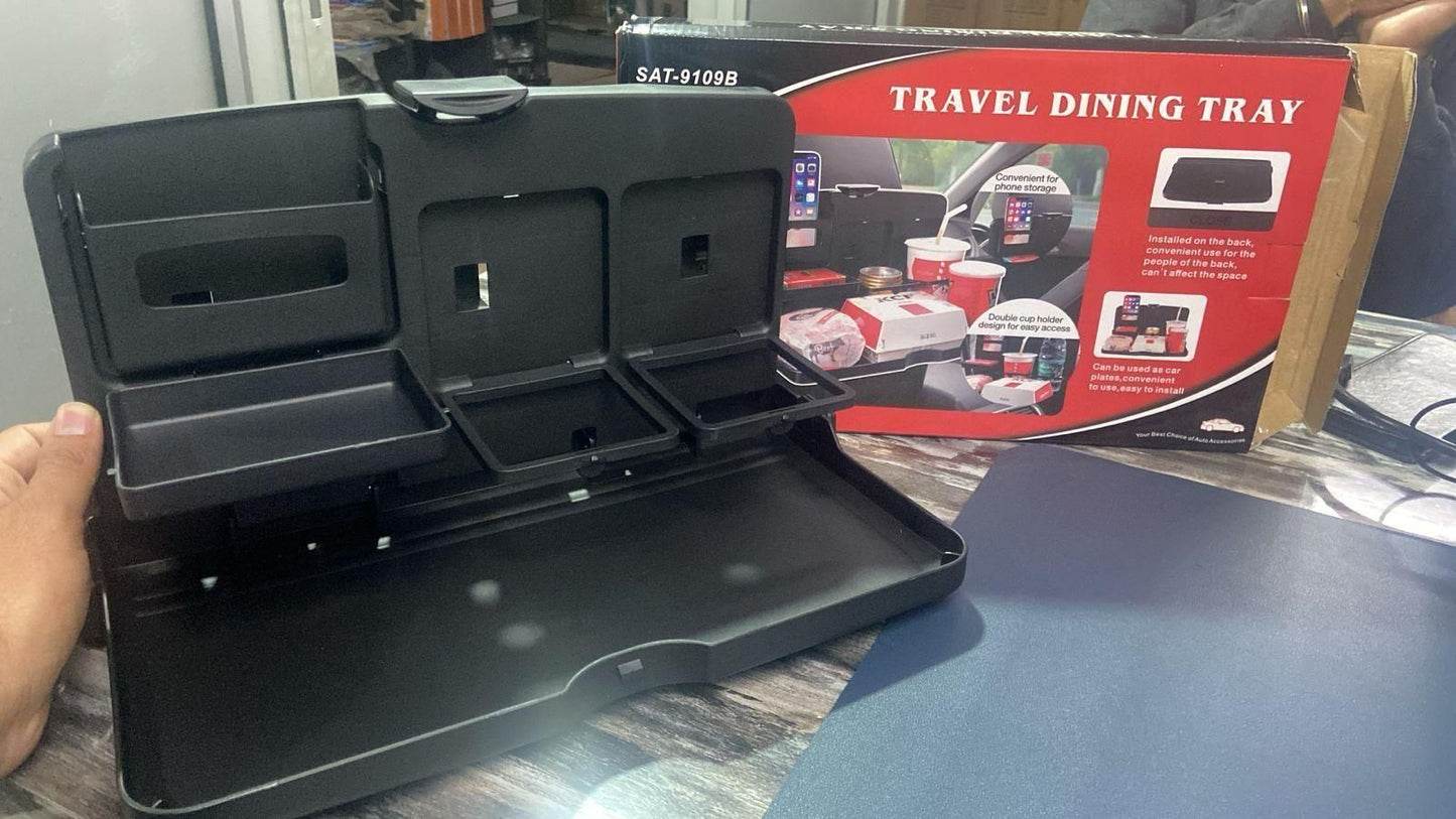 Car Travel Foldable Dining Food Tray Pack of 2