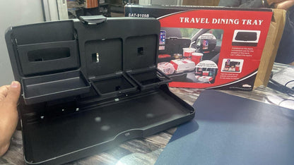 Car Travel Foldable Dining Food Tray Pack of 2